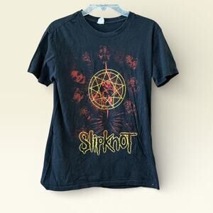 SlipKnot Band Tee Vintage Bay Island Size Small Concert Tour T Shirt Size Small